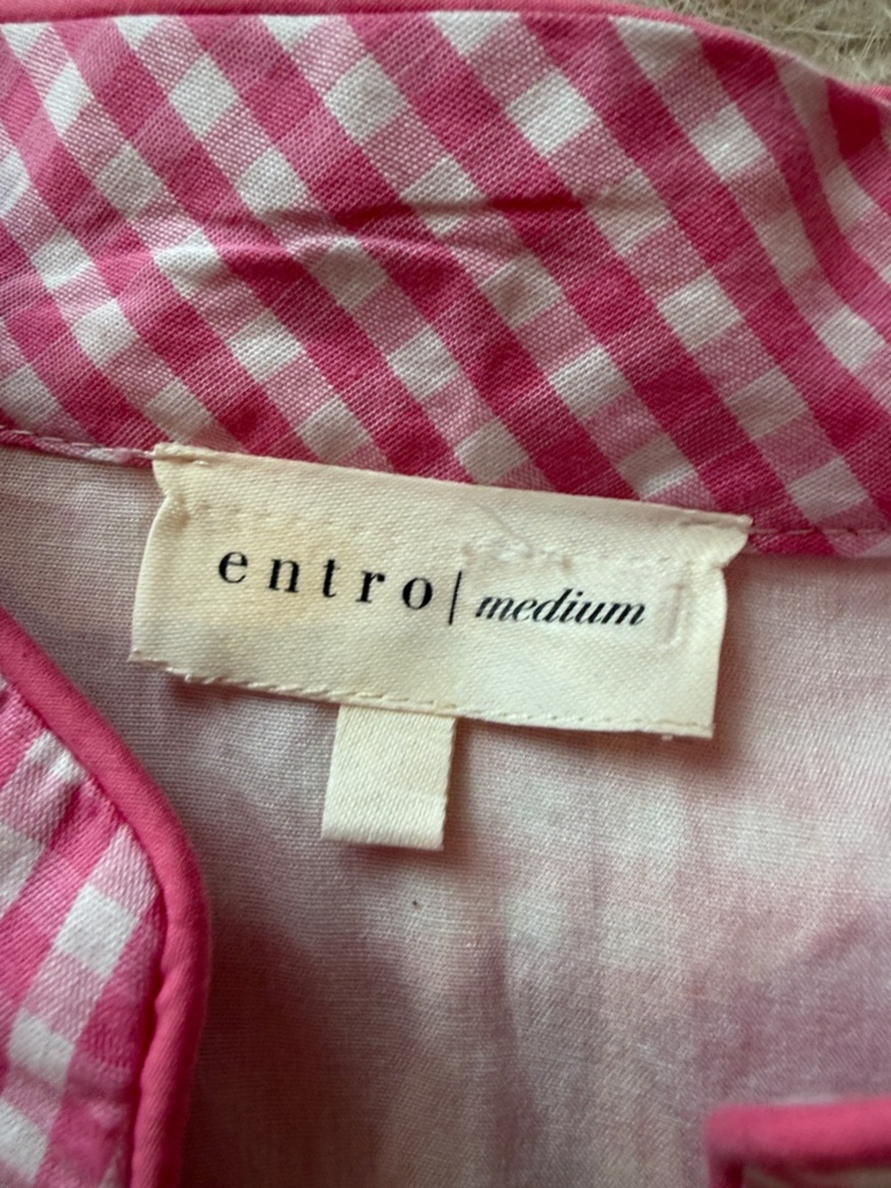 entro Pink Gingham Dress - Picture 11 of 11